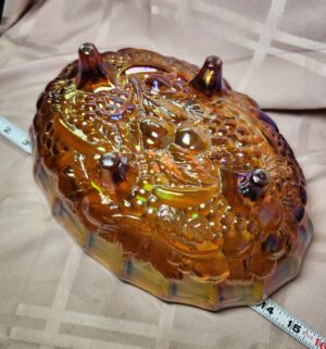 d175- Indiana Iridescent Carnival Glass Bowl - Image 3