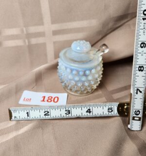 d180- Fenton Opalescent Sugar Jar