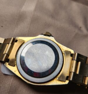 e8- REPLICA Rolex Oyster Perpetual Date Watch. Sold AS IS - Image 4