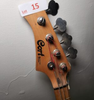e15- Vintage Cort Bass Guitar. Missing Cord - Image 4