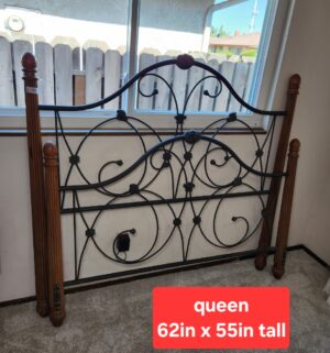 f58- Queen Bed Frame
