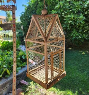 g21- antique bird cage