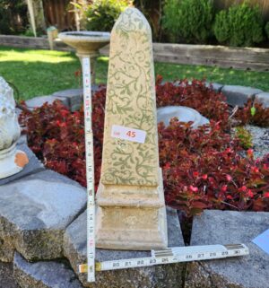 g45- Mid Century Garden Obelisk