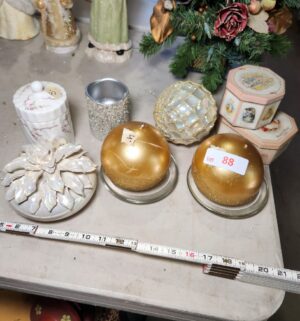 g88- candles, misc decor