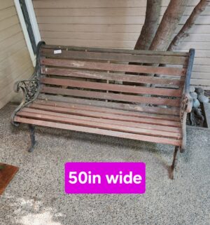 h1- Vintage Park Bench. Great Shape