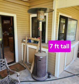 h20- Propane Tower Heater w/ tank