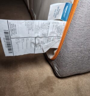 h39- Tempur-Pedic Cal King Mattress w/ Box Springs. Very Faint Stains Seen - Image 5
