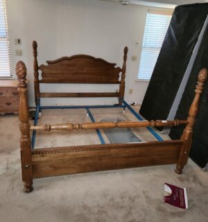 h41- Cal King Bed Frame Only. No Mattress