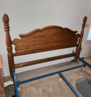 h41- Cal King Bed Frame Only. No Mattress - Image 3