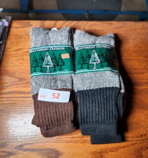 h52- outdoor socks. Size 9-12