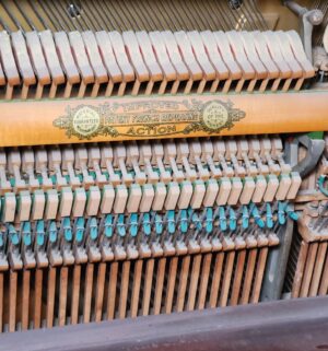 h120- Antique Henderson Cabinet Grand Piano. Trailer or Liftgate required to move. - Image 4