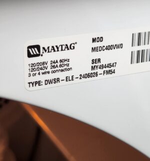 h172- Maytag Centennial Electric Dryer. Fully Tested/works - Image 5