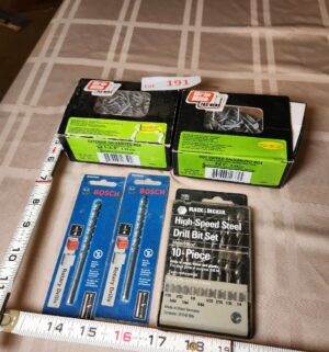 h191- Drill Bits & Nails