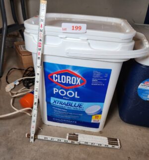 h199- Clorox Pool Tablets less than half