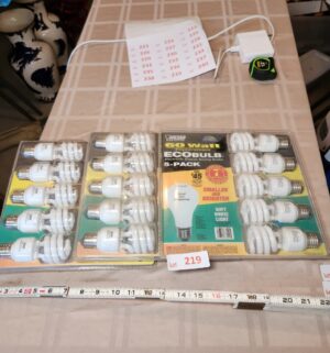 h219- light bulbs
