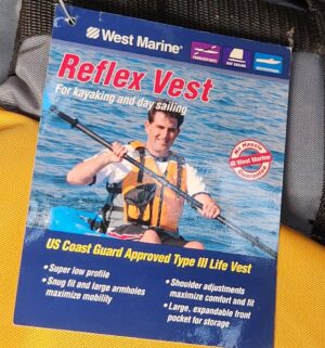 h239- West Marine Reflex Vest. Still w/ tags - Image 3