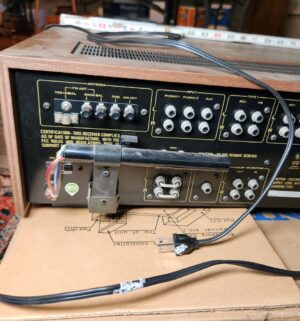 h388- Pioneer Stereo Receiver Model SX-838. Not Tested. Stored in Garage - Image 4