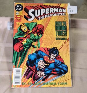 i33- Superman Man of Steel. Down the boom tubes. Issue 43