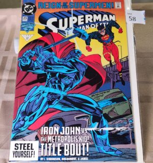 i58- Superman No 23. Iron John vs the metropolis kid