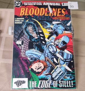 i99- Superman Bloodlines outbreak. Edge of steel