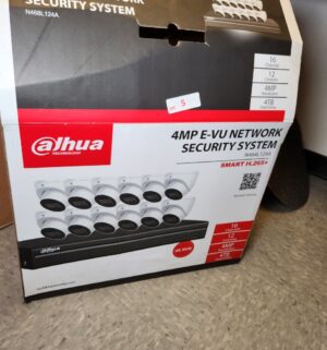 j5- Entire Security System. Buyer to remove all cameras. Provide your own tools/ladders