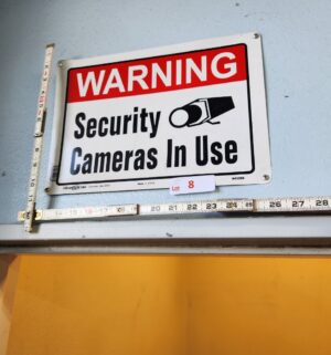 j8- Security Camera Sign