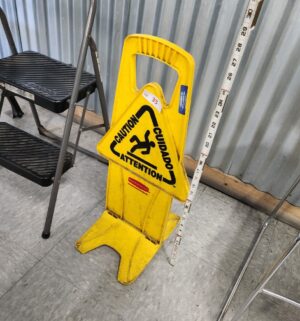 j35- Caution Sign - Image 1