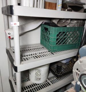 j49- Plastic Shelving Unit - Image 2