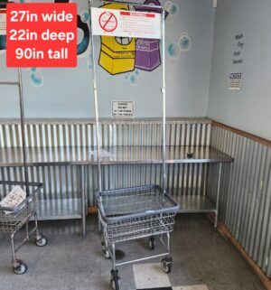 j51- Laundry Cart. Great Shape - Image 2