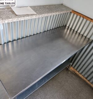 j54- Stainless Steel Prep Table. 5ft - Image 2