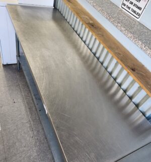 j56- Stainless Steel Prep Table. 6ft - Image 2