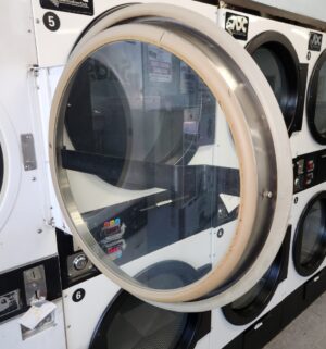 j59- Continental Commercial Stack Dryer. Out of Order Sign. No panel or coin slot keys - Image 8
