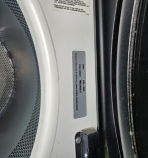 j62- American Dryer Corp 333D ADC Stack Dryer. No Panel or Coin Slot Keys - Image 5