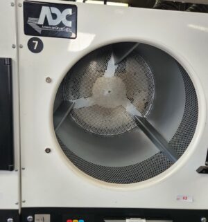j63- American Dryer Corp 333D ADC Stack Dryer. No Panel or Coin Slot Keys - Image 4