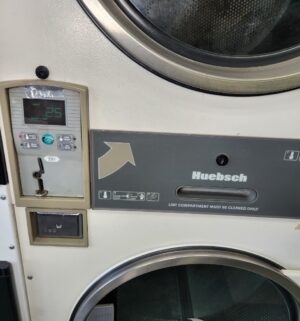 j64- Huebsch HTT45 Stack Dryer. No Panel or Coin Slot Keys - Image 2