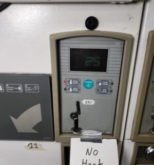 j65- Huebsch HTT45 Stack Dryer. No Panel or Coin Slot Keys. No Heat Sign - Image 3