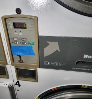 j67- Huebsch HTT45 Stack Dryer. No Panel or Coin Slot Keys. No Heat Sign - Image 2