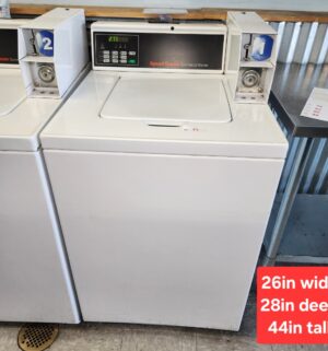 j71- Speed Queen Commercial Top Load Washer. No Panel or Coin Slot Keys. - Image 1