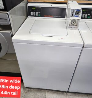j74- Speed Queen Commercial Top Load Washer. No Panel or Coin Slot Keys. - Image 1