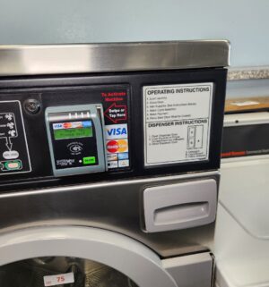j75- Alliance 18lb Commercial Front Load Washer. No Panel or Coin Slot Keys. - Image 2