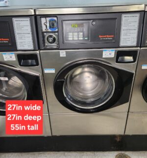 j79- Speed Queen Commercial Front Load Washer. No Panel or Coin Slot Keys. - Image 1