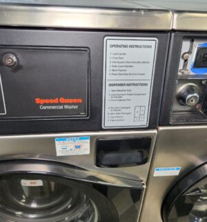 j80- Speed Queen Commercial Front Load Washer. No Panel or Coin Slot Keys. - Image 3