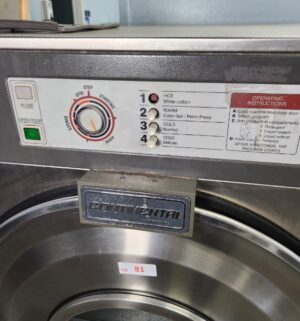 j81- Continental Girbau Commercial Front Load Washer. No Panel or Coin Slot Keys. - Image 2