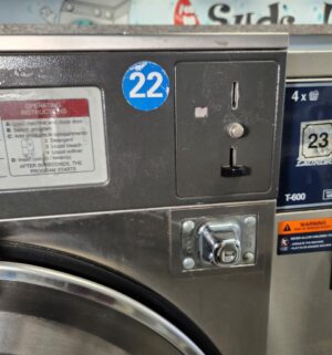 j81- Continental Girbau Commercial Front Load Washer. No Panel or Coin Slot Keys. - Image 3
