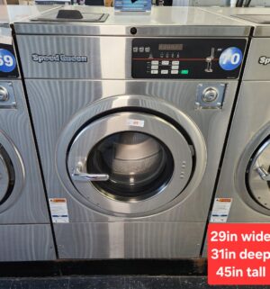 j89- Speed Queen Commercial Washer Model SCT030. No Panel or Coin Slot Keys - Image 1