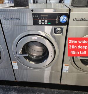 j91- Speed Queen Commercial Washer Model SCT030. No Panel or Coin Slot Keys - Image 1