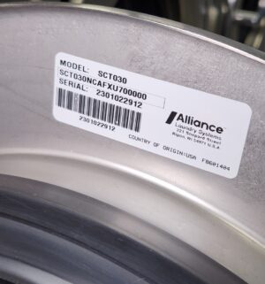 j93- Speed Queen Commercial Washer Model SCT030. No Panel or Coin Slot Keys - Image 6