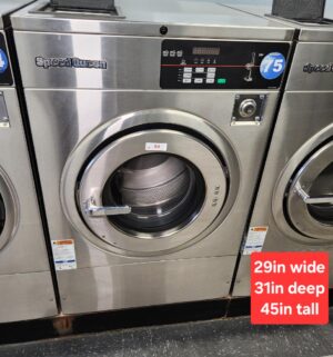 j94- Speed Queen Commercial Washer Model SCT030. No Panel or Coin Slot Keys - Image 1