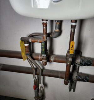 j99- Paloma Gas Water Heater Model PH-24AM-DN. Buyer to Carefully Remove & Disconnect. - Image 3