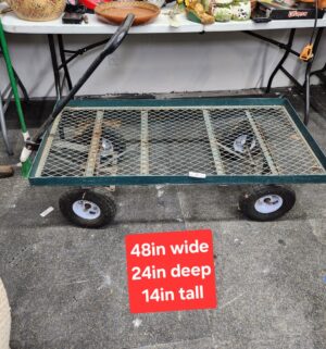 L1- Garden Cart w/ good wheels